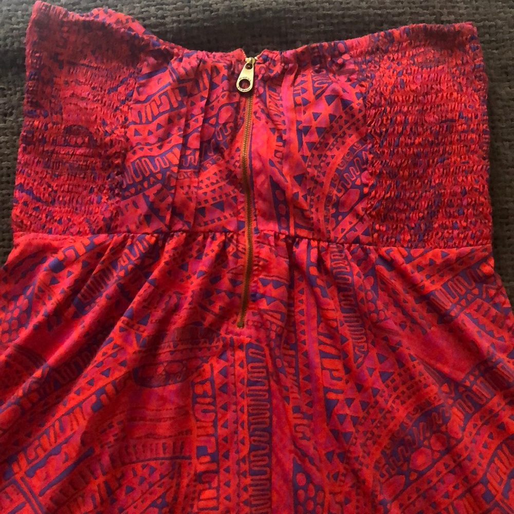 O’Neill tube dress zipper back lightweight fabric - Picture 4 of 4